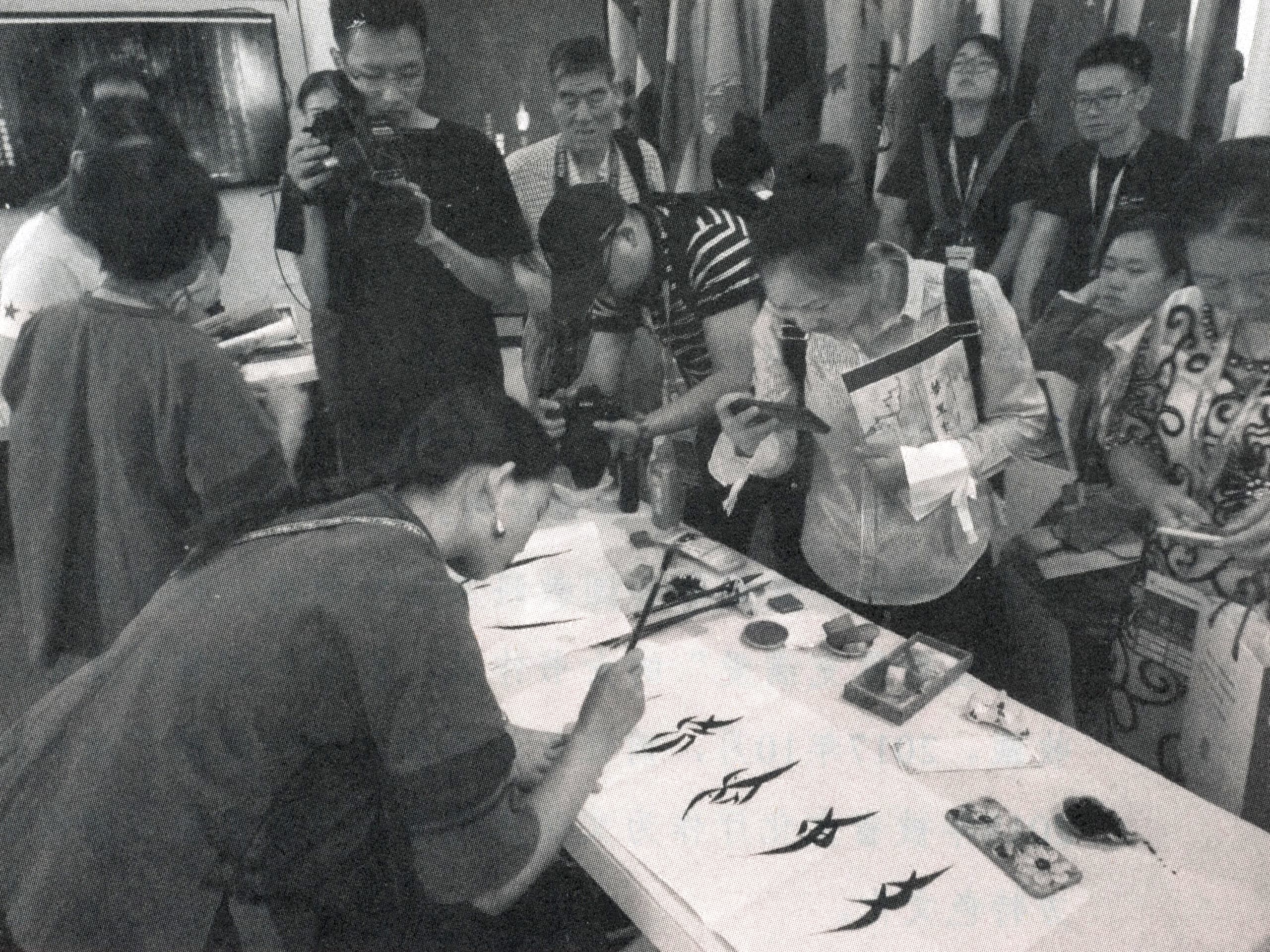 Calligraphy demonstration